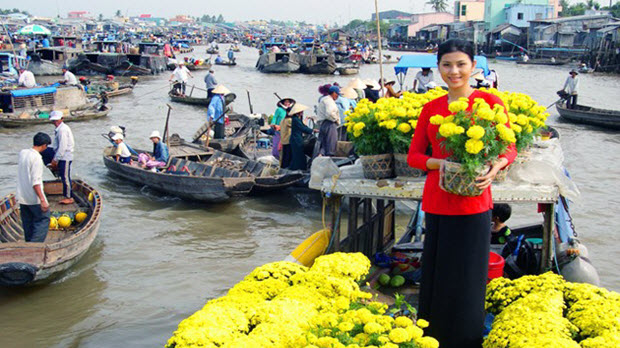  Báo nước ngoài gợi ý đến chợ nổi Việt Nam để nghỉ đông
